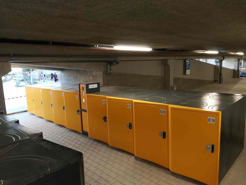 Bike Box - Benešov, parkovací dům