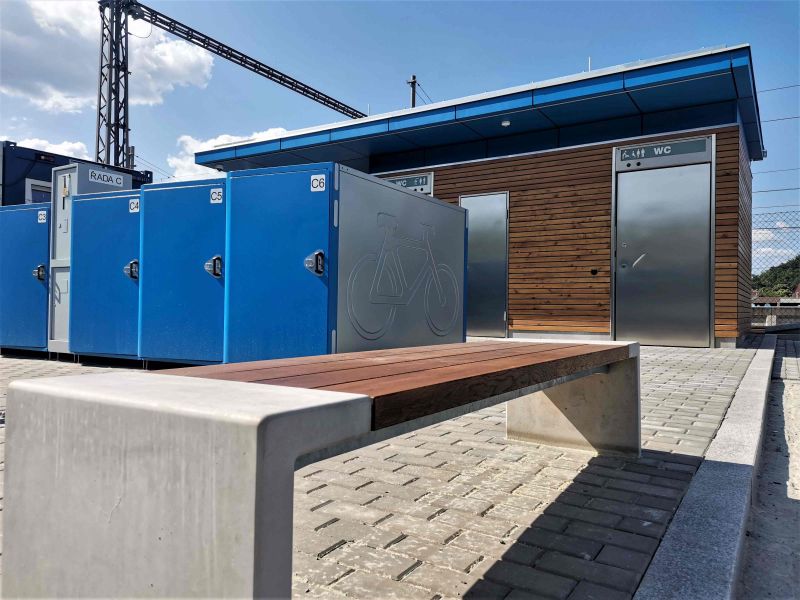 Bike Box - Kuřim, dopravní terminál